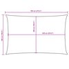 vidaXL Sunshade Sail Oxford Fabric Rectangular 16.4x23.0' Dark Green