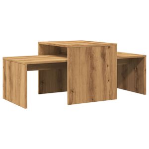 vidaXL Coffee Table Artisan Oak Engineered Wood Medium Coffee Table