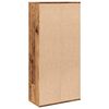 vidaXL Book Cabinet Old Wood Engineered Wood Medium Book Cabinet