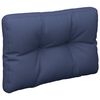 vidaXL Pallet Cushions 2 pcs Navy Blue Fabric