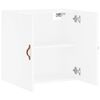vidaXL Wall Cabinet White Engineered wood Medium Wall Cabinet