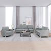 vidaXL Sofa Set Light Grey