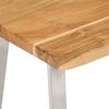 vidaXL Bench Natural Wood Solid Acacia Wood 41.3 in Durable Bench