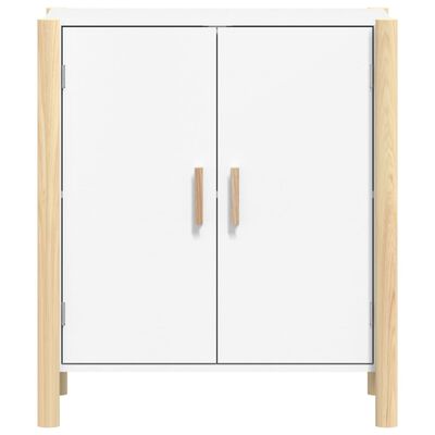 vidaXL Sideboard White 24.4"x15"x27.6" Engineered Wood