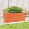 vidaXL Garden Planter Wax brown Solid pine wood Large Decorative Inlays