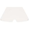 vidaXL Replacement Canopy for Garden Swing White 74"/66.1"x57.1"/43.3"