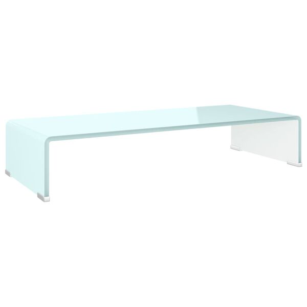 vidaXL TV Stand Green Glass Medium Durable TV Stand Rectangular
