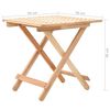 vidaXL Side Table Brown Solid walnut wood Compact Collapsible