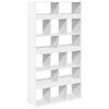 vidaXL Room Divider White Engineered Wood 39.4 in x 13.0 in x 73.8 in