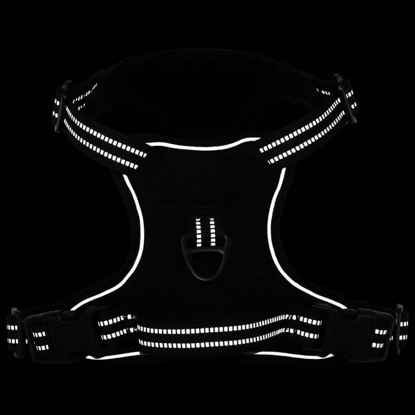 vidaXL Dog Harness Black Polyester S Dog Harness Other