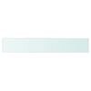 vidaXL Glass Panel Clear Tempered glass 35.4 in x 5.9 in Durable