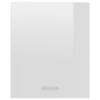 vidaXL Hanging Cabinet High Gloss White Engineered Wood Medium