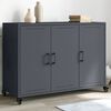 vidaXL Sideboard Anthracite 39.6"x15.4"x28.3" Steel