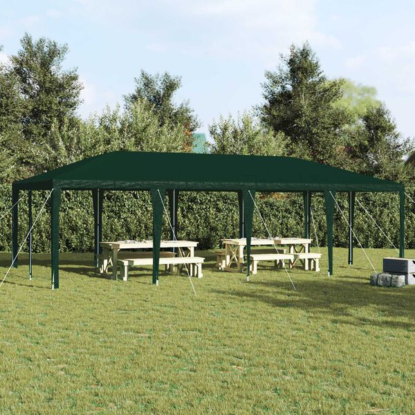 vidaXL Party Tent Green 314.96 x 157.48 x 104.72 in