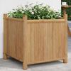 vidaXL Planter Natural Bamboo 19.7x19.7x19.7 in Stylish Planter Square