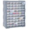 vidaXL Multi-drawer Organizer with 60 Drawers 15"x6.3"x18.7"