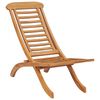 vidaXL Garden Chair Teak Solid Teak wood with water-based finish Medium
