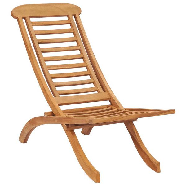 vidaXL Garden Chair Teak Solid Teak wood with water-based finish Medium