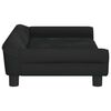 vidaXL Dog Bed Black 100x50 x 8.3 " Velvet