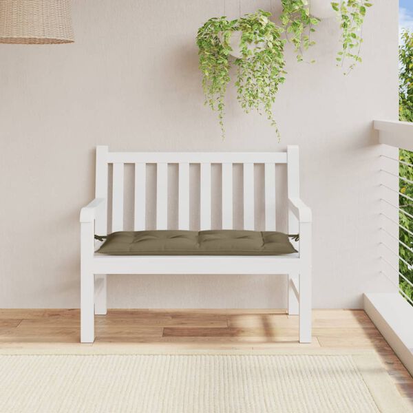 vidaXL Garden Bench Cushion Melange taupe