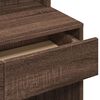 vidaXL Dressing Table Brown Oak Engineered Wood Medium Dressing Table