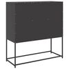 vidaXL Sideboard Black Cold-rolled steel 39.6 x 15.4 x 42.1 in Sideboard