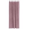 vidaXL Blackout Curtains 2 pcs Dark Pink 55.12 x 88.58 in Velvet