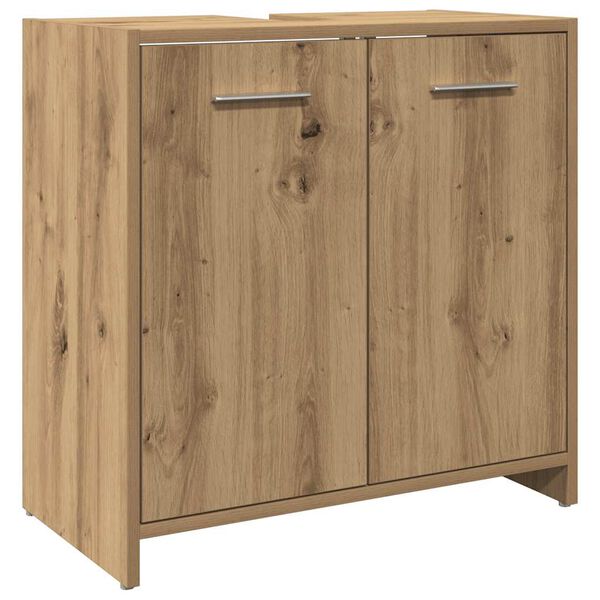 vidaXL Bathroom Sink Cabinet Artisan Oak Engineered Wood Medium