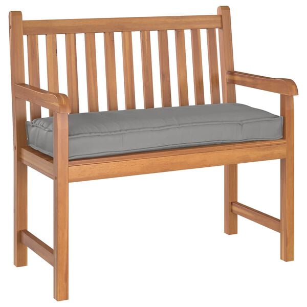 vidaXL Cushion Grey 39.37 x 15.75 x 3.15 in Oxford Fabric