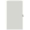 vidaXL File Cabinet Light Grey Powder-coated steel