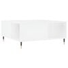 vidaXL Coffee Table White Engineered wood and metal Medium Coffee Table