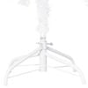vidaXL Artificial Christmas Tree White PVC, steel, plastic 82.7 in