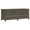 vidaXL Cushion Box Anthracite Solid Fir Wood 59.1 in x 19.7 in x 22.0 in