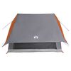 vidaXL Tents with Roof Gray and orange 256 x 266 x 185 cm Polyester