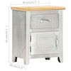 vidaXL Aviator Bedside Cabinet 15.7"x11.8"x19.7" Solid Mango Wood