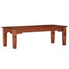 vidaXL Coffee Table 43.3x19.7x13.8" Solid Acacia Wood