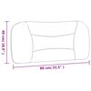 vidaXL Headboard Cushion White