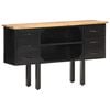 vidaXL Sideboard Rough Mango Wood Solid Rough Mango Wood Medium