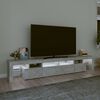 vidaXL TV Cabinet Concrete Grey Engineered Wood Large TV Cabinet