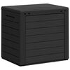 vidaXL Patio Storage Box Anthracite 23.0x18.1x21.7" Polypropylene