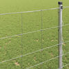 vidaXL Field Fence Silver 82.02 x 3.94 ft Galvanised steel