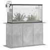 vidaXL Aquarium Stand Concrete gray Engineered wood 39.8 x 16.1 x 22.8 in