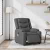 vidaXL Electric Massage Recliner Chair Dark gray