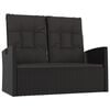 vidaXL Garden Lounge Set Black