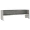 vidaXL TV Cabinet Concrete grey Engineered wood Medium TV Cabinet