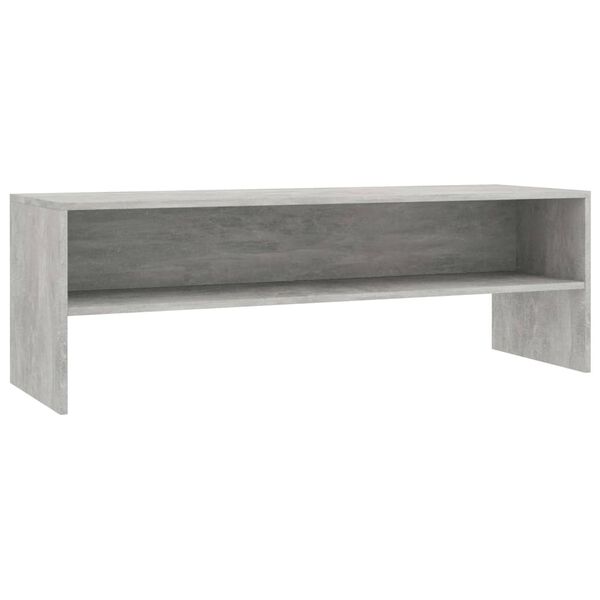 vidaXL TV Cabinet Concrete grey Engineered wood Medium TV Cabinet