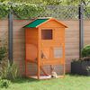 vidaXL Rabbit Hutch Wood color Wood Rabbit Hutch Rectangular