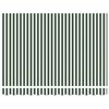 vidaXL Retractable Awning Green and white 137.80" x 98.43" fabric