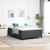 vidaXL Bed Frame Dark gray 55.1" x 78.7" Corduroy fabric