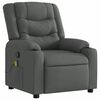 vidaXL Massage Recliner Chair Dark Grey